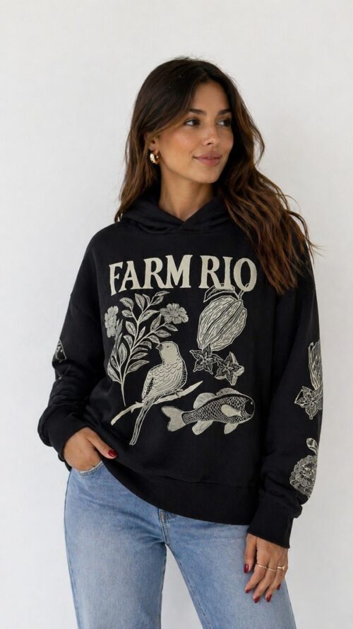 Casaco Moletom Jardim De Cordel Farm R:361744