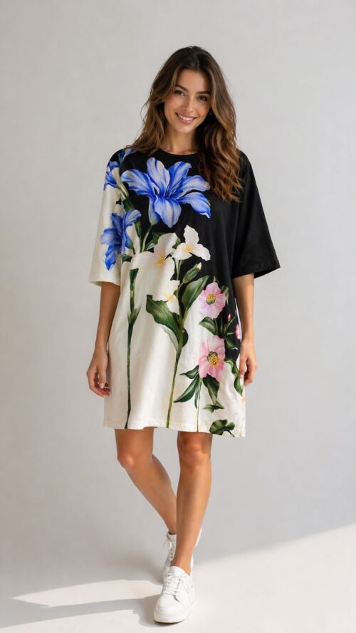 Vestido Tshirt Big Ceu De Flor Farm R:357985