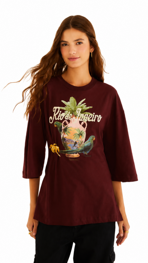 Blusa Broche Vaso Rio Farm R:364053