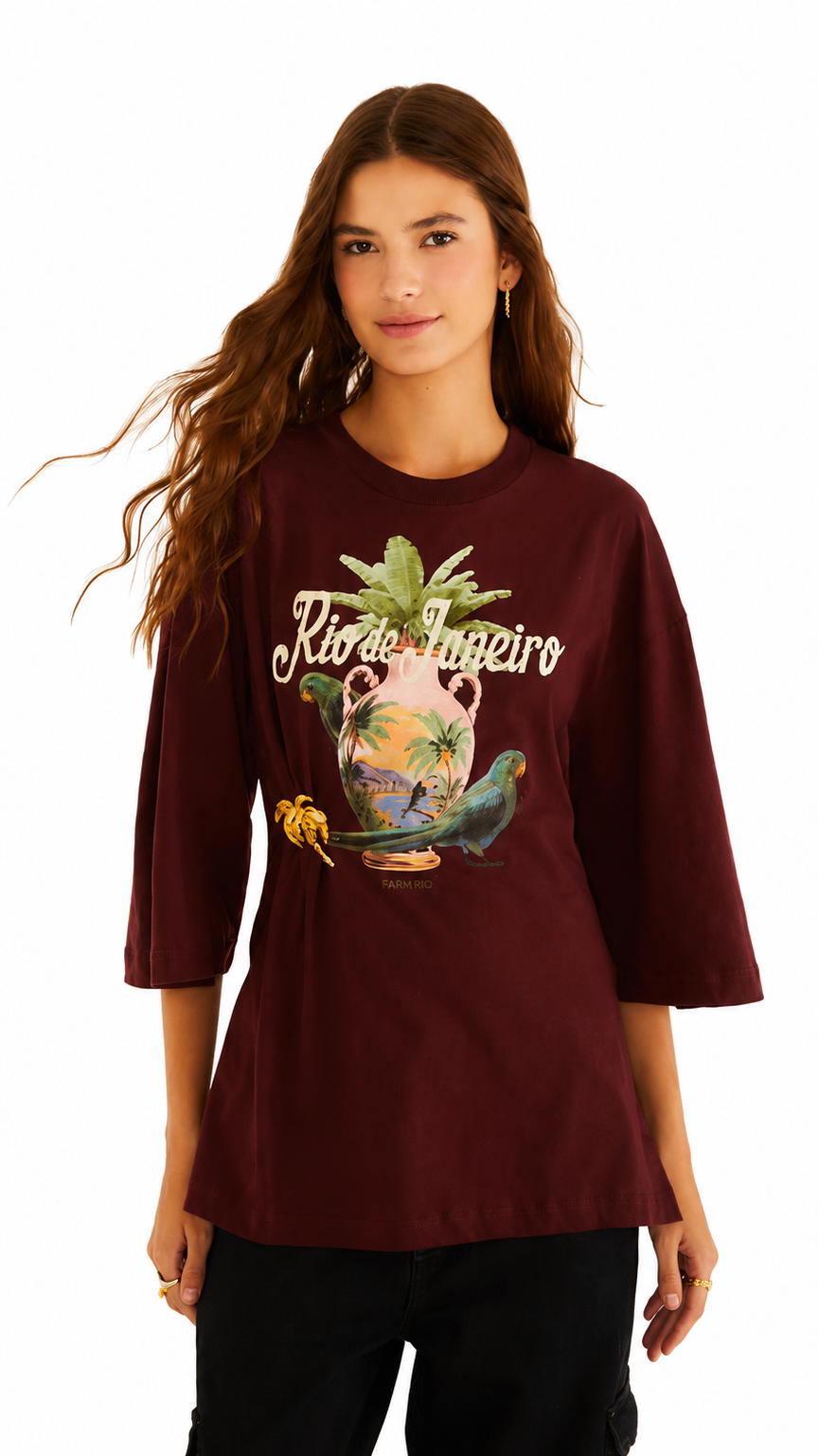Blusa Broche Vaso Rio Farm R:364053