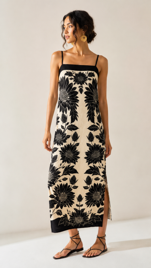 Vestido Midi Maria Lia Farm R:361737