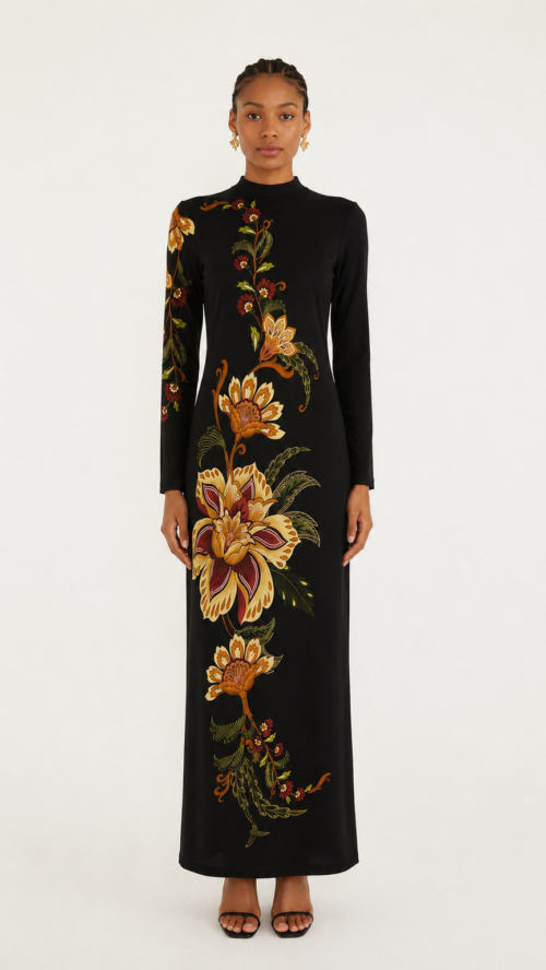 Vestido Midi Jardim Majestoso Farm R:361688