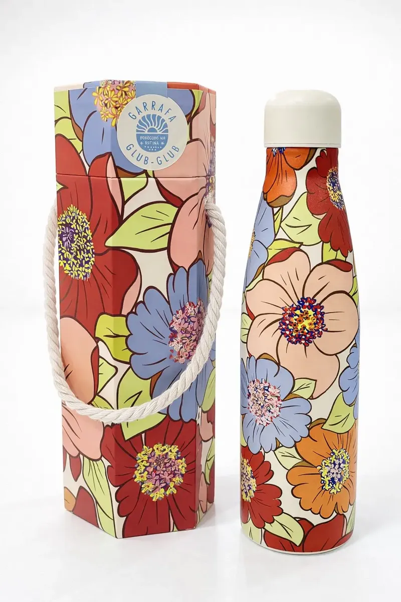 Garrafa Farm Glub Glub 500ml Praia RJ R:360115