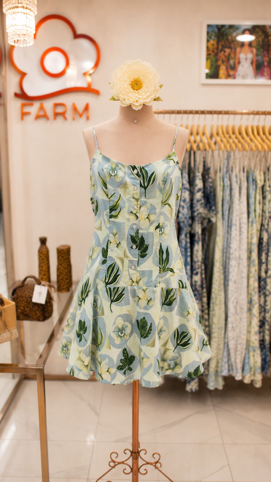 Vestido Curto Verano - Farm R:361807 - Imagem 3