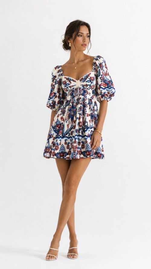 Vestido Curto Manga Encanto Boho Farm R:370694