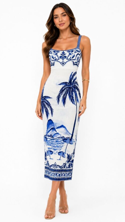 Vestido Midi Cidade Maravilhosa Farm R:366984
