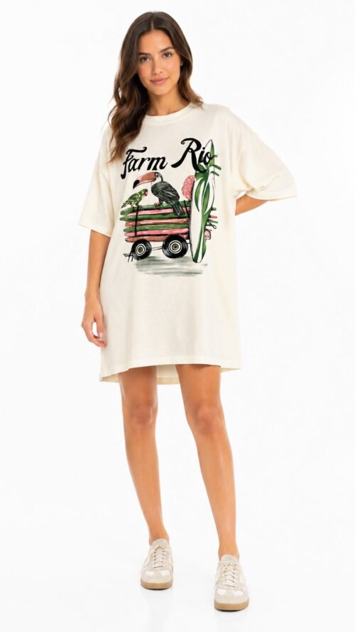 Vestido Tshirt Pilha De Pranchas Farm R:369981