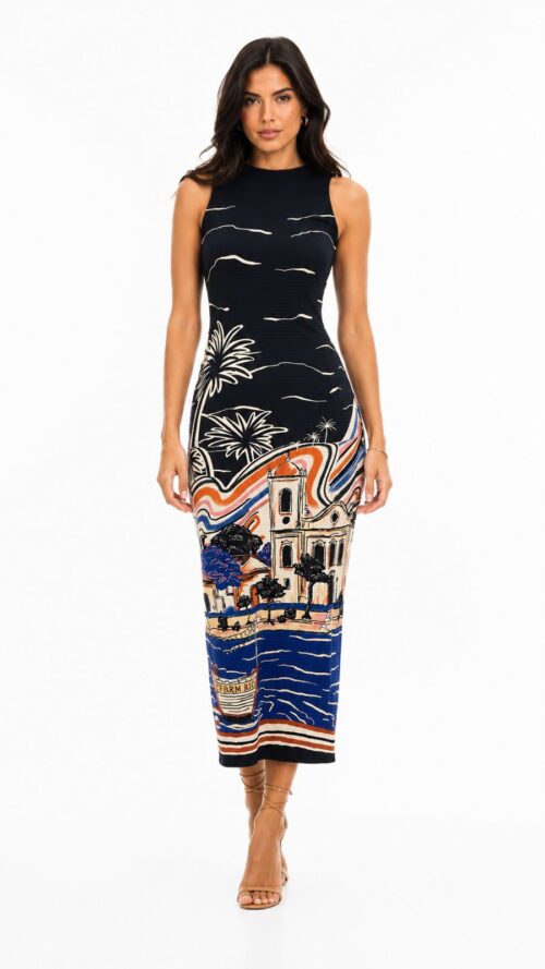 Vestido Midi Lenco Paraty Farm R:366995