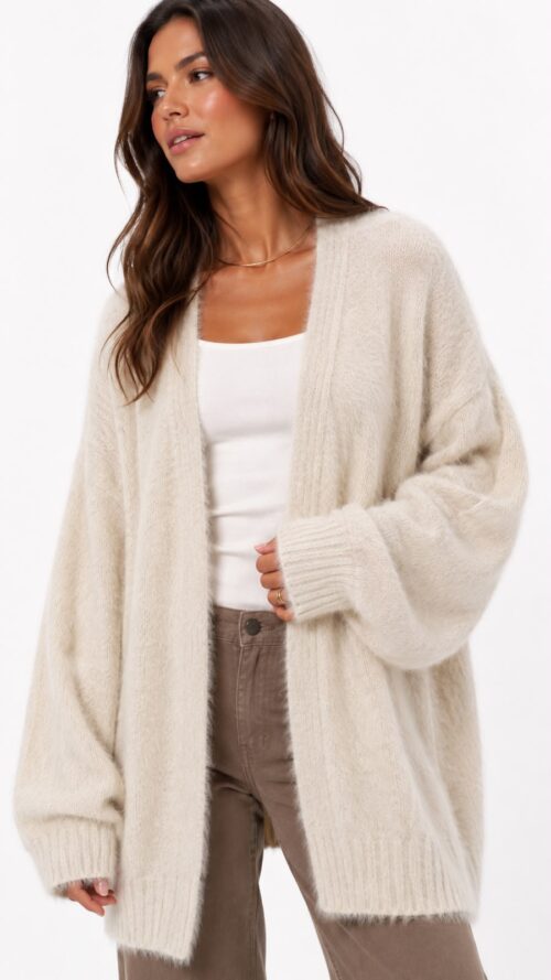 Cardigan Tricot Pelinho Farm R: 368648