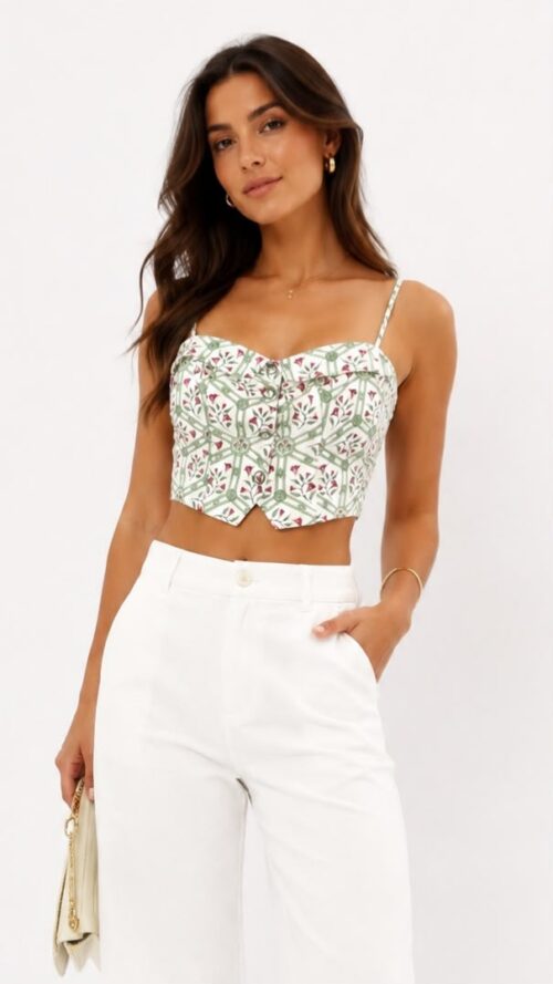 Blusa Colete Encanto Floral Farm R:368446