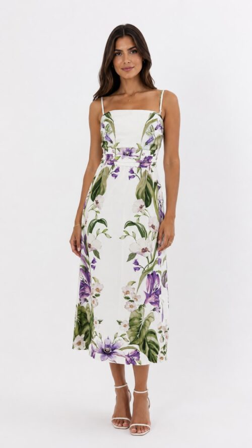 Vestido Longo Jardim Sereno Farm R:370746