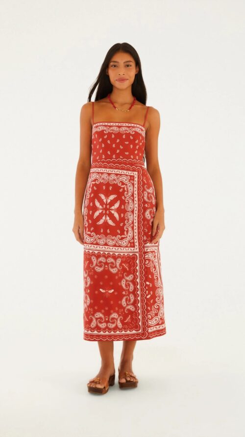 Vestido Cropped Bandana Jardim Farm R: 366717