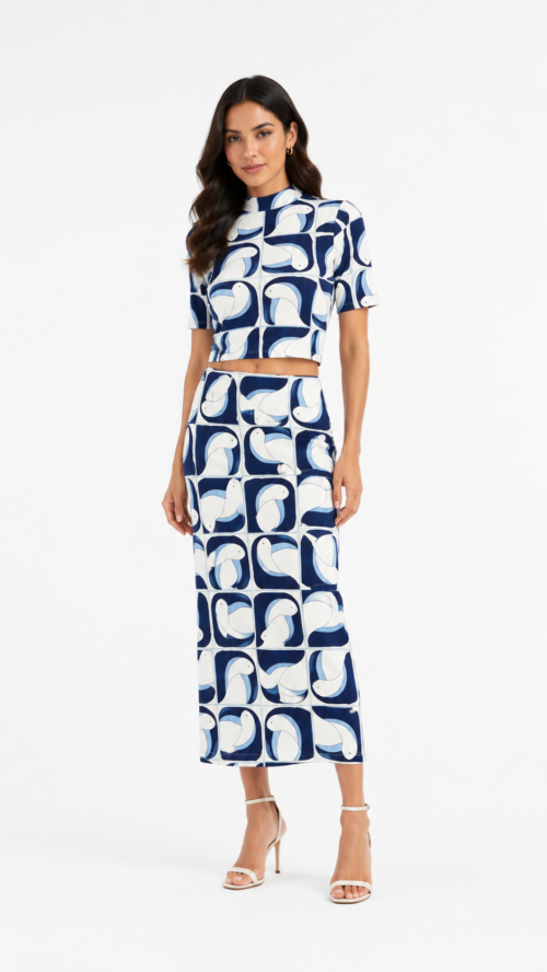 Saia Midi Tuca Tropical Farm R: 367039