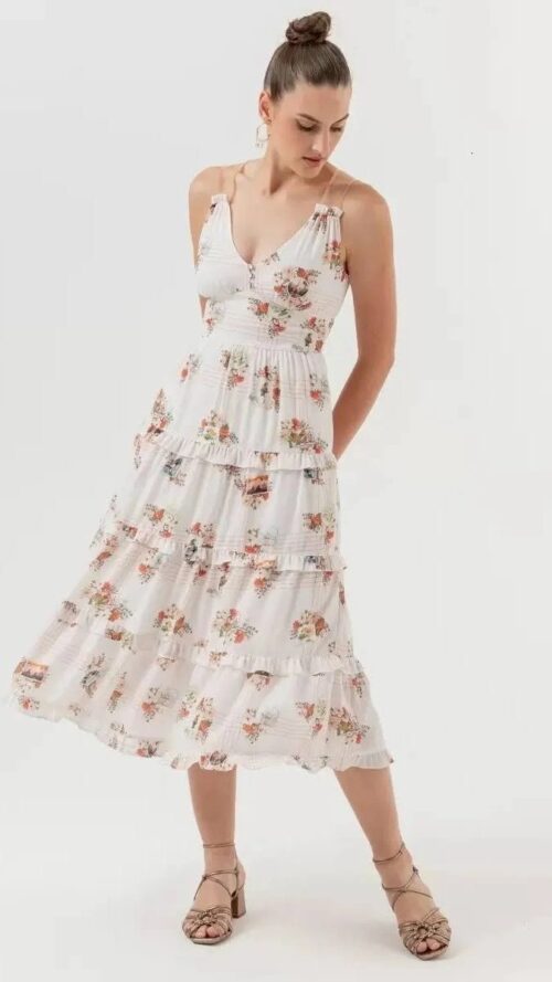 Vestido Midi Lembranças Antix R082150