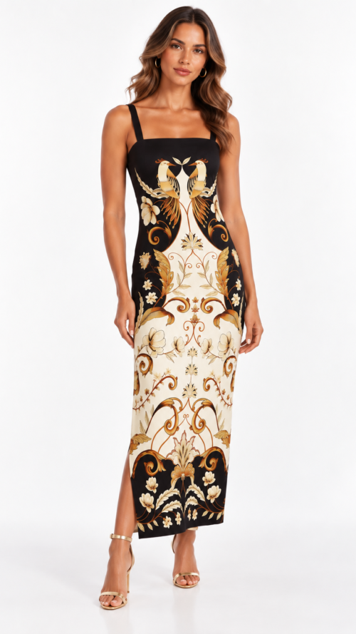 Vestido Midi Milena Farm R:361749