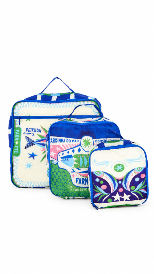 Kit Organizador De Mala Rótulos Sardinha Farm R:370314