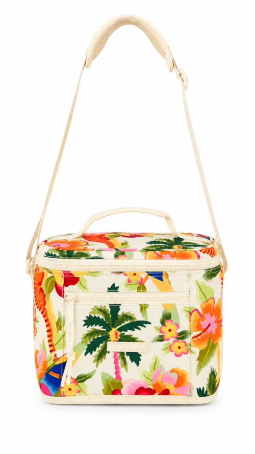 Mini Cooler Farofa Praia Floral Havaí ETC Farm R:364141